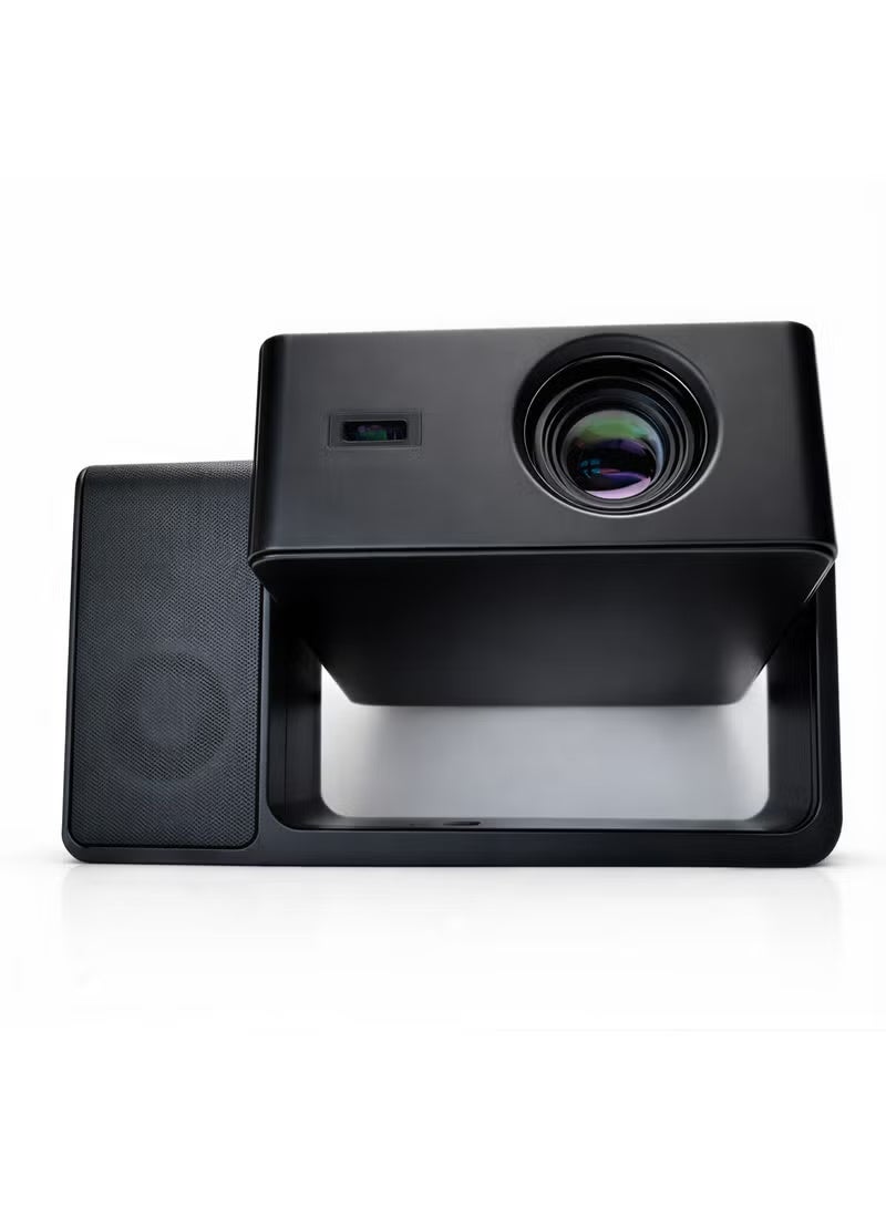 Smartbarry بروجيكتور HT30 الترفيهي المنزلي 4K HDR مع نظام كاريوكي لاسلكي مزدوج، شاشة LED ذكية، مكبرات صوت قوية، بلوتوث، HDMI، USB للأفلام، الألعاب والحفلات - Image 2